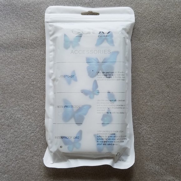 NWT Samsung s10 Blue Butterfly Phone Case and Screen Protector - Picture 6 of 8